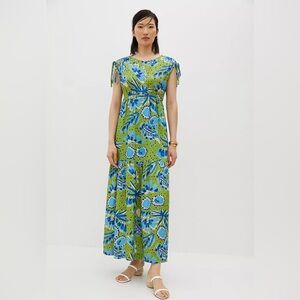 Vera by Anthropologie Bluebelle Maxi Dress Size XSP